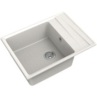 Кухонная мойка GranFest Level GF-LV-660L Белая