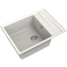 Кухонная мойка GranFest Level GF-LV-660L Белая