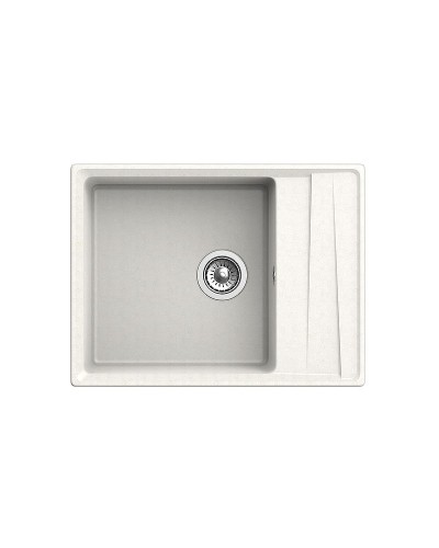 Кухонная мойка GranFest Level GF-LV-660L Белая