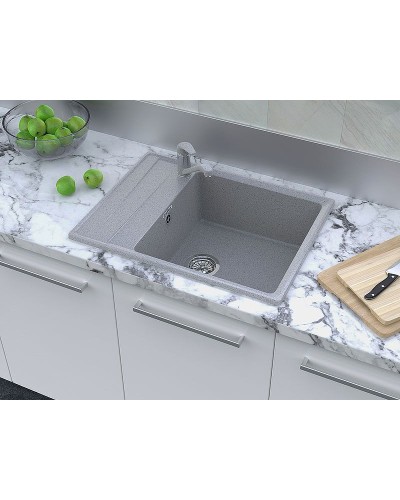 Кухонная мойка GranFest Level GF-LV-660L Серая