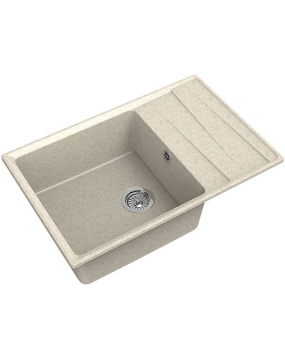 Кухонная мойка GranFest Level GF-LV-760L Бежевая