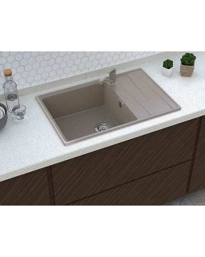 Кухонная мойка GranFest Level GF-LV-760L Песочная