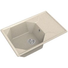 Кухонная мойка GranFest Unique GF-U-740L Бежевая