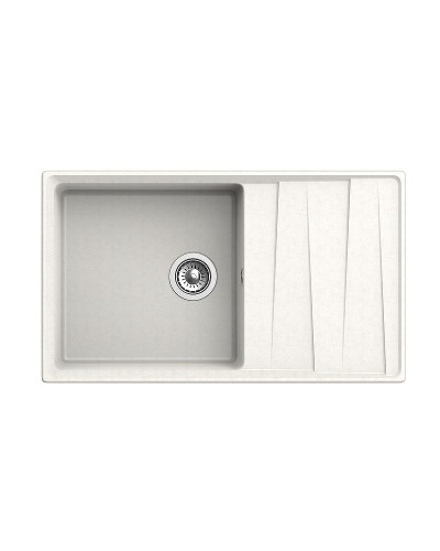 Кухонная мойка GranFest Level GF-LV-860L Белая