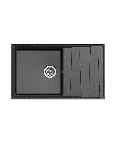Кухонная мойка GranFest Level GF-LV-860L Черная