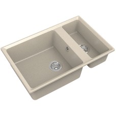 Кухонная мойка GranFest Level GF-LV-760K Бежевая