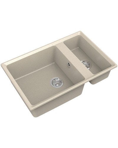 Кухонная мойка GranFest Level GF-LV-760K Бежевая