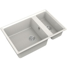 Кухонная мойка GranFest Level GF-LV-760K Белая