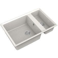 Кухонная мойка GranFest Level GF-LV-760K Белая