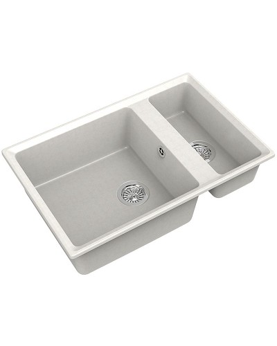 Кухонная мойка GranFest Level GF-LV-760K Белая