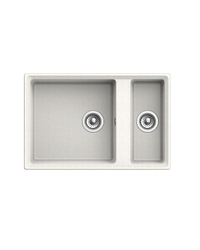 Кухонная мойка GranFest Level GF-LV-760K Белая