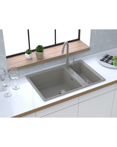 Кухонная мойка GranFest Level GF-LV-760K Топаз