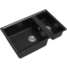 Кухонная мойка GranFest Level GF-LV-760K Черная