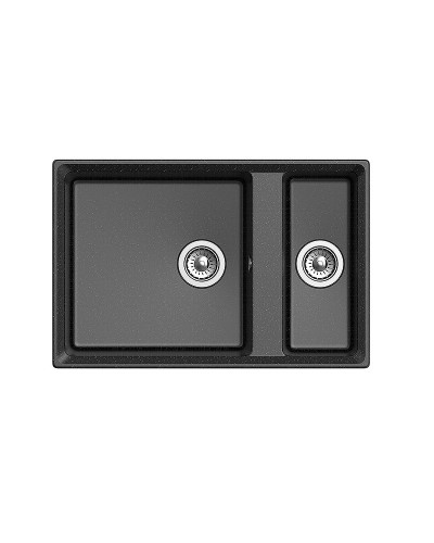 Кухонная мойка GranFest Level GF-LV-760K Черная