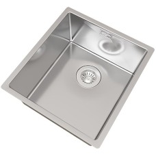 Кухонная мойка Florentina Оптима-400 OHM.360.400.В.10.S.10 Нержавеющая сталь сатинированная