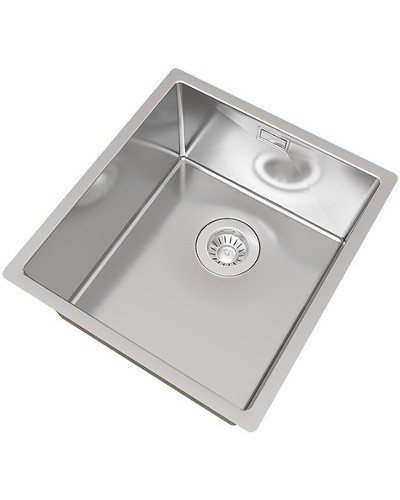 Кухонная мойка Florentina Оптима-400 OHM.360.400.В.10.S.10 Нержавеющая сталь сатинированная
