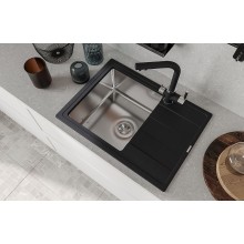 Кухонная мойка Florentina Комби-650 21.390.B0650.302 Антрацит