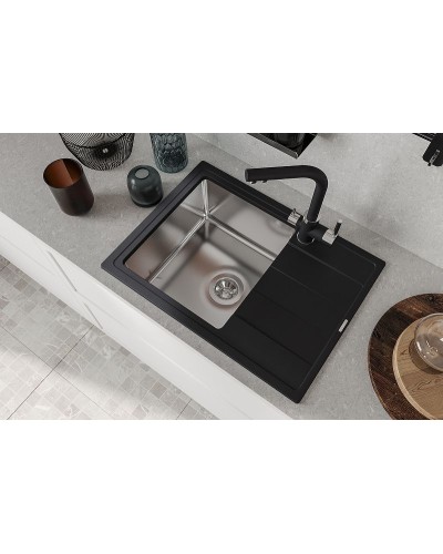 Кухонная мойка Florentina Комби-650 21.390.B0650.302 Антрацит