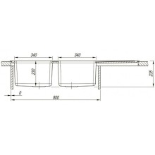 Кухонная мойка Florentina Комби-1160 21.415.E1160.201 Жасмин