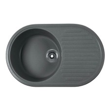 Кухонная мойка серый Rossinka RS74-46RW-Gray-Quartz