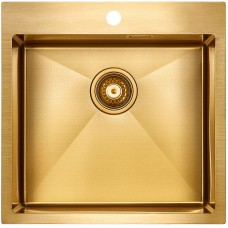 Кухонная мойка Paulmark Velten 51 PM905151-BG Брашированное золото