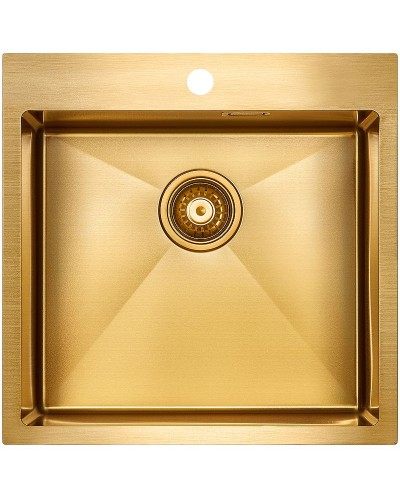 Кухонная мойка Paulmark Velten 51 PM905151-BG Брашированное золото