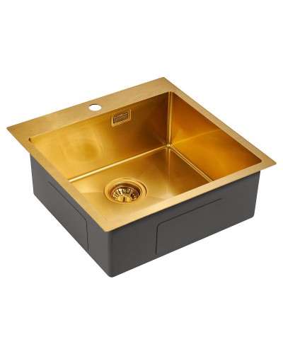 Кухонная мойка Paulmark Velten 51 PM905151-BG Брашированное золото