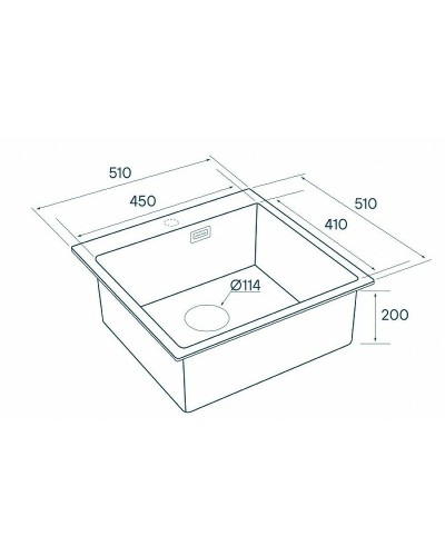 Кухонная мойка Paulmark Velten 51 PM905151-BG Брашированное золото