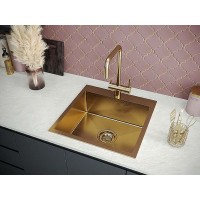 Кухонная мойка Paulmark Velten 51 PM905151-BG Брашированное золото
