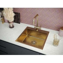 Кухонная мойка Paulmark Velten 51 PM905151-BG Брашированное золото