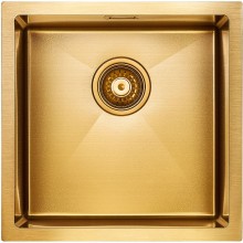 Кухонная мойка Paulmark Aller 44 PM904444-BG Брашированное золото