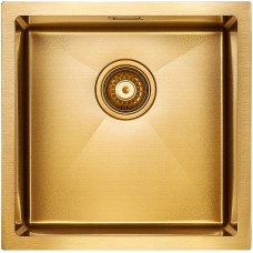 Кухонная мойка Paulmark Aller 44 PM904444-BG Брашированное золото