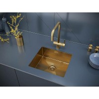 Кухонная мойка Paulmark Aller 44 PM904444-BG Брашированное золото