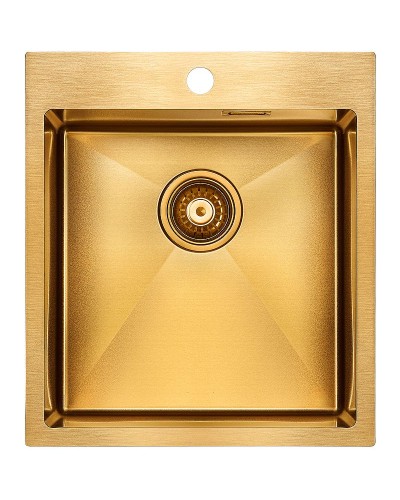 Кухонная мойка Paulmark Neckar 45 PM804551-BG Брашированное золото