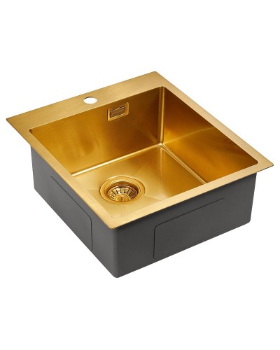 Кухонная мойка Paulmark Neckar 45 PM804551-BG Брашированное золото