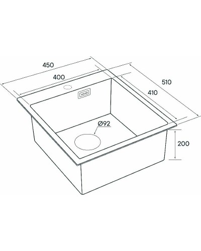 Кухонная мойка Paulmark Neckar 45 PM804551-BG Брашированное золото