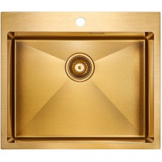 Кухонная мойка Paulmark Isar 59 PM805951-BG Брашированное золото