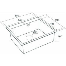 Кухонная мойка Paulmark Isar 59 PM805951-BG Брашированное золото