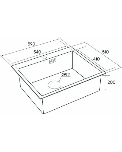 Кухонная мойка Paulmark Isar 59 PM805951-BG Брашированное золото