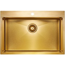 Кухонная мойка Paulmark Saar 75 PM807551-BG Брашированное золото