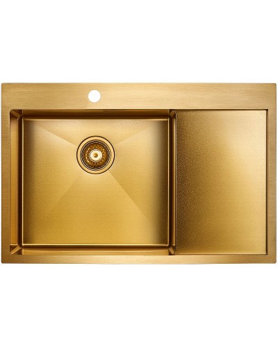 Кухонная мойка Paulmark Elde 78 L PM807851-BGL Брашированное золото