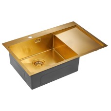 Кухонная мойка Paulmark Elde 78 L PM807851-BGL Брашированное золото