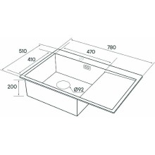 Кухонная мойка Paulmark Elde 78 L PM807851-BGL Брашированное золото