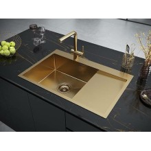 Кухонная мойка Paulmark Elde 78 L PM807851-BGL Брашированное золото