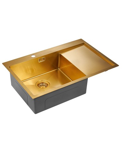 Кухонная мойка Paulmark Elde 78 R PM807851-BGR Брашированное золото