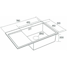 Кухонная мойка Paulmark Elde 78 R PM807851-BGR Брашированное золото