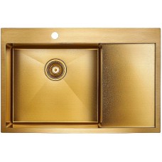 Кухонная мойка Paulmark Elde 78 R PM807851-BGR Брашированное золото
