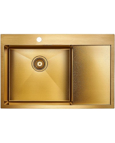 Кухонная мойка Paulmark Elde 78 R PM807851-BGR Брашированное золото