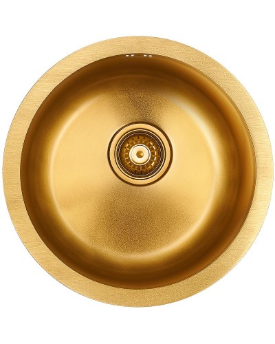 Кухонная мойка Paulmark Werra 46 PM404646-BG Брашированное золото