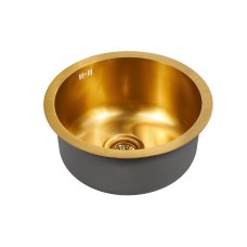 Кухонная мойка Paulmark Werra 46 PM404646-BG Брашированное золото